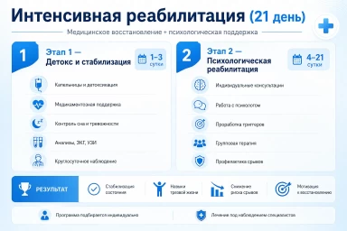 Реабилитация за 21 день в Дегтярске